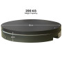 Christabelle 80cm 200kg Commercial Electric Display Turntable with Power Outlet - Black thumbnail 4