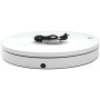 Christabelle 80cm 200kg Commercial Electric Display Turntable with Power Outlet - White thumbnail 3