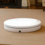 Christabelle 80cm 200kg Commercial Electric Display Turntable with Power Outlet - White thumbnail 6