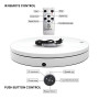 Christabelle 80cm 200kg Commercial Electric Display Turntable with Power Outlet - White thumbnail 7