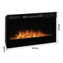 Dimplex PRISM Wall Mounted Electric Fireplace - 34-inches thumbnail 4