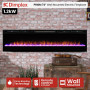 Dimplex PRISM Wall Mounted Electric Fireplace - 74-inches thumbnail 1
