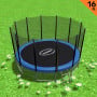 Kahuna Blizzard 16 ft Trampoline with Net thumbnail 1