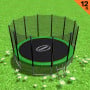 Kahuna Blizzard 12 ft Trampoline with Net thumbnail 1