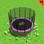 Kahuna Blizzard 10 ft Trampoline with Net Pink thumbnail 1