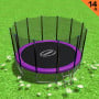 Kahuna Blizzard 14 ft Trampoline with Net thumbnail 1