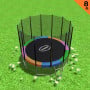Kahuna Blizzard 8 ft Trampoline Rainbow thumbnail 2