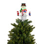 Christabelle Christmas Tree Topper Snowman w/ Projected Images Lights Snow & Music thumbnail 1