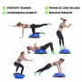 Powertrain Fitness Yoga Ball Home Gym Workout Balance Trainer Blue thumbnail 12