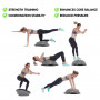 Powertrain Fitness Yoga Ball Home Gym Workout Balance Trainer Grey thumbnail 6