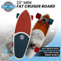 Kryptonics 23-inch Mini Fat Cruiser Board - Liberty Blue thumbnail 11