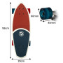 Kryptonics 23-inch Mini Fat Cruiser Board - Liberty Blue thumbnail 3