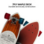 Kryptonics 23-inch Mini Fat Cruiser Board - Liberty Blue thumbnail 7