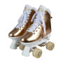 Circle Society Adjustable Quad Kids Roller Skates - Metallic Rose Gold thumbnail 1