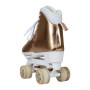 Circle Society Adjustable Quad Kids Roller Skates - Metallic Rose Gold thumbnail 3
