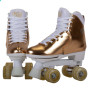 Circle Society Adjustable Quad Kids Roller Skates - Metallic Rose Gold thumbnail 5
