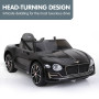 Bentley Exp 12 Licensed Speed 6E Electric Kids Ride On Car Black thumbnail 2