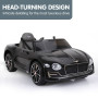 Bentley Exp 12 Licensed Speed 6E Electric Kids Ride On Car Black thumbnail 3