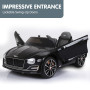 Bentley Exp 12 Licensed Speed 6E Electric Kids Ride On Car Black thumbnail 6