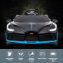 Licensed Bugatti Divo Kids Electric Ride On Car - Black thumbnail 5