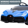Licensed Bugatti Divo Kids Electric Ride On Car - Blue thumbnail 6