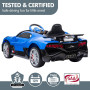 Licensed Bugatti Divo Kids Electric Ride On Car - Blue thumbnail 9