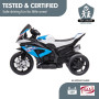 BMW HP4 Race Kids Toy Electric Ride On Motorcycle - Blue thumbnail 10