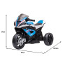 BMW HP4 Race Kids Toy Electric Ride On Motorcycle - Blue thumbnail 3