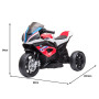 BMW HP4 Race Kids Toy Electric Ride On Motorcycle - Red thumbnail 3