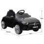 Kahuna Mercedes Benz CLS 350 Kids Electric Ride On Car with Remote Control - Black thumbnail 3