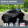 Kahuna Mercedes Benz CLS 350 Kids Electric Ride On Car with Remote Control - Black thumbnail 11