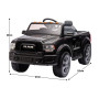 Dodge RAM Electric Ride On Car - Black thumbnail 4