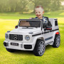 Mercedes Benz AMG G63 Licensed Kids Ride On Electric Car Remote Control - White thumbnail 11