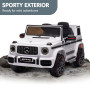Mercedes Benz AMG G63 Licensed Kids Ride On Electric Car Remote Control - White thumbnail 3