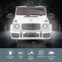 Mercedes Benz AMG G63 Licensed Kids Ride On Electric Car Remote Control - White thumbnail 5