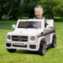 Mercedes Benz AMG G65 Licensed Kids Ride On Electric Car Remote Control - White thumbnail 11