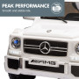 Mercedes Benz AMG G65 Licensed Kids Ride On Electric Car Remote Control - White thumbnail 7