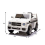 Mercedes Benz AMG G65 Licensed Kids Ride On Electric Car Remote Control - White thumbnail 9