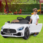Mercedes Benz Licensed Kids Electric Ride On Car Remote Control White thumbnail 8