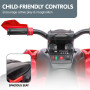 Kahuna GTS99 Kids Electric Ride On Quad Bike Toy ATV 50W - Red thumbnail 7