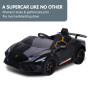 Lamborghini Performante Kids Electric Ride On Car Remote Control - Black thumbnail 2