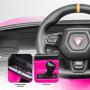 Lamborghini Performante Kids Electric Ride On Car Remote Control by Kahuna - Pink thumbnail 5