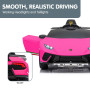 Lamborghini Performante Kids Electric Ride On Car Remote Control by Kahuna - Pink thumbnail 8