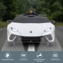 Lamborghini Performante Kids Electric Ride On Car Remote Control by Kahuna - White thumbnail 2