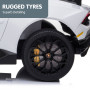 Lamborghini Performante Kids Electric Ride On Car Remote Control by Kahuna - White thumbnail 7
