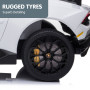 Lamborghini Performante Kids Electric Ride On Car Remote Control by Kahuna - White thumbnail 12