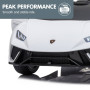 Lamborghini Performante Kids Electric Ride On Car Remote Control by Kahuna - White thumbnail 9