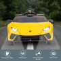 Lamborghini Performante Kids Electric Ride On Car Remote Control - Yellow thumbnail 4
