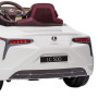 Authorised Lexus LC 500 Kids Electric Ride On Car - White thumbnail 4