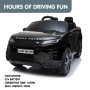 Land Rover Licensed Kids Electric Ride On Car Remote Control - Black thumbnail 11